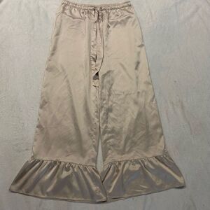 Plum Pretty Sugar Anthropologie flare pajamas bottoms size js unknow measurement